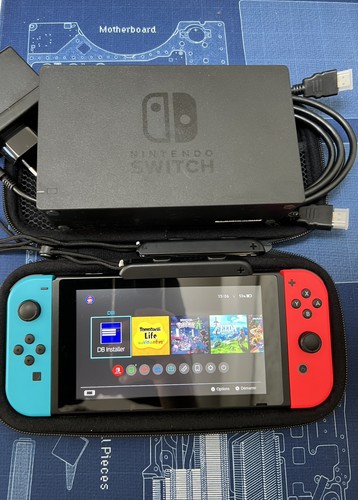 Switch pucée 128go - pucée, excellent