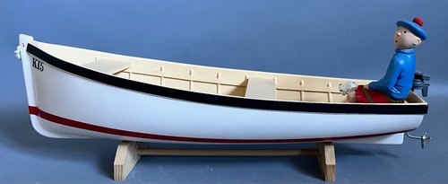 Herge tintin dans la barque - dans,