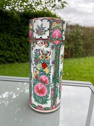 Vase rouleau chinois - vase, vintage