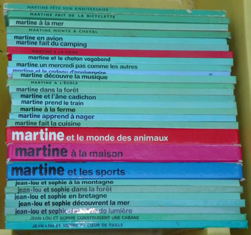 Martine lot livres et 3 - livres,