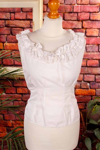 Blouse vintage antique blanche - antique,