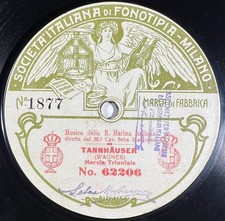 Seba Matacena : Wagner & Boito RARE DISQUE 78 TOURS RPM 11" FONOTIPIA EX