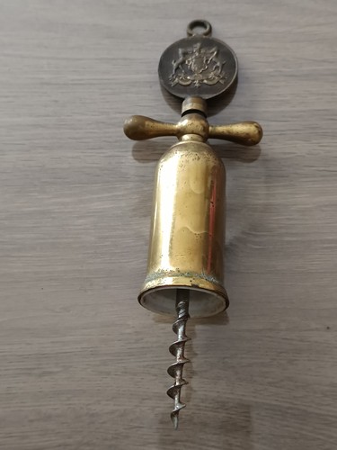 Tire bouchon ancien laiton - en,