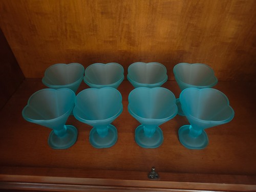 Coupes glace bleues en - glace,