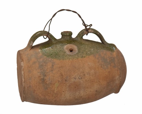 Antique pottery barrel - , la