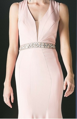 Fitted mermaid gown with open - fitted,