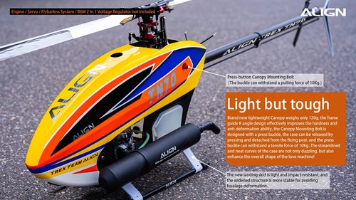 Align rex tn70 nitro heli - t-rex,