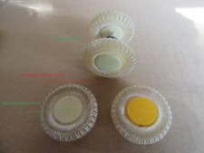 600H Vintage Fischer Price Lot 4 Roues et Pneus en Plastique