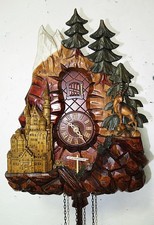 Pendule coucou d'august Schwer