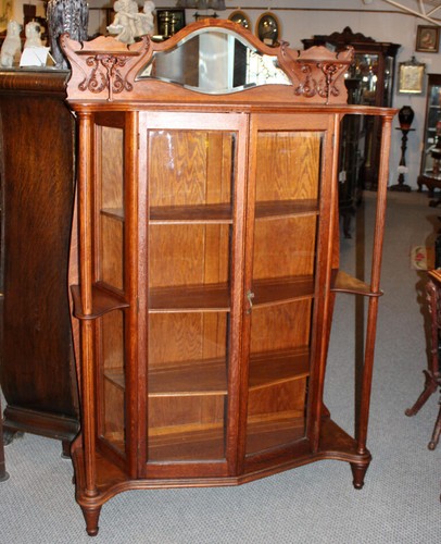 Antique oak china - antique,