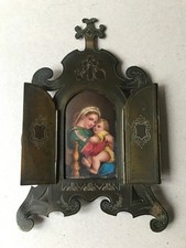 Autel de voyage. Plaque