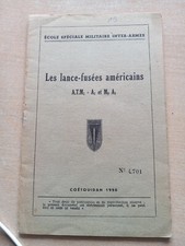 Livret militaire. Les Lances Fusées Américains 1950