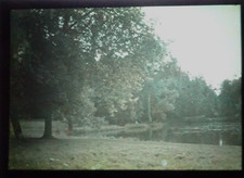 AUTOCHROME - Paysage avec étang - vers 1915 