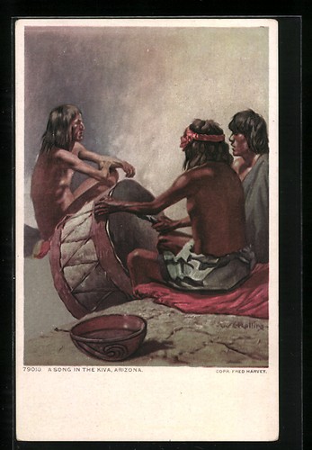 Carte postale artiste - carte, a