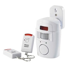 Antivol Alarme avec Capteur Sirène 105 DB 2 Télécommandes Maison Bureau Magasin