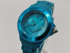 Ice Watch Ice Love Turquoise Rubber Strap Watch