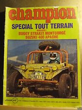 champion n°82 15/10/1972 spécial tout terrain buggy strakit suzuki 400 apache