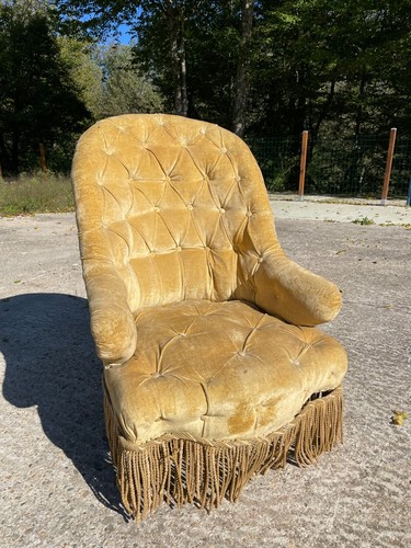 Fauteuil jaune 19ème iii - du,