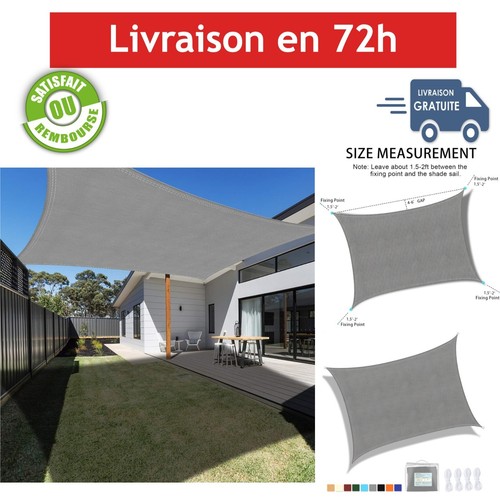 Voile ombrage imperméable - voile, d'ombrage