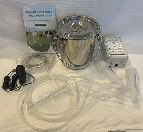 Electric cow goat milking - cow,