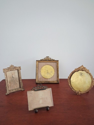 Lot cadres anciens bronze - cadres,