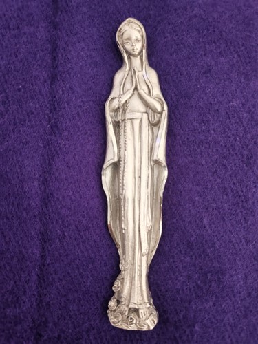 Vierge marie métal étain - vierge,