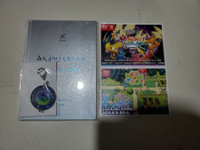 Pokemon LEGENDS ZA Art Book & Keystone Keychain Set Nintendo Switch Bonus Neuf