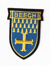 Beechcraft® Blue and Shield Patch, 3 in, Embroidered, Sew On, Officially