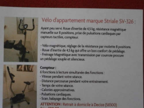 Vélo appartement - vélo, d'appartement