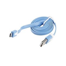 CÂBLE PLAT 1 M --- MICRO  USB
