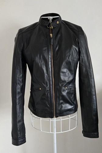 Blouson cuir noir laura - blouson, *laura
