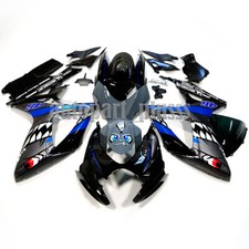 Gray Shark Injection Fairing Bodywork Kit For Suzuki GSXR600 750 2006 2007