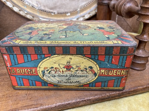 Boîte métal gâteaux - métal,