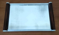 plateau art-déco miroir et