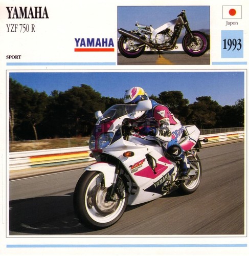 Fiche moto yamaha yzf 750 - yzf, r