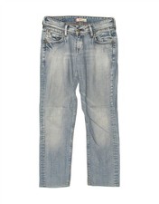 LEVI'S Womens 571 Slim Jeans W29 L27 Blue BB44