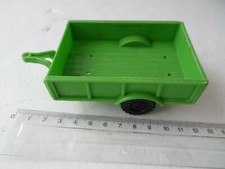 green model agricultural trailer one axle