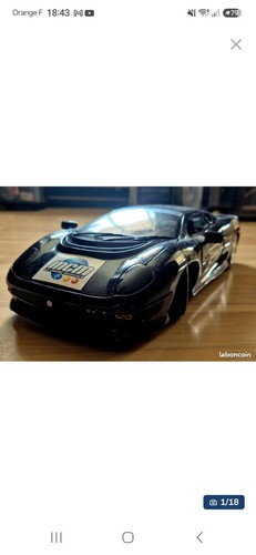 Maisto jaguar xj220 bleu - maisto,