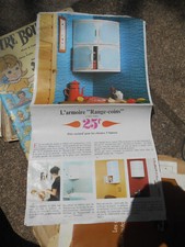 dépliant ancien armoire range