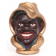 Tirelire statue tête de noir