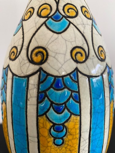 Impressive art deco vase - deco,