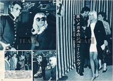 SYLVIE VARTAN JOHNNY HALLYDAY 1967 Vintage JPN Picture Clipping 2-SHEETS #lh/u
