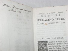 LIVRE ANCIEN SANDINI HISTORIA