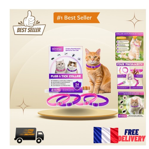 Collier anti puces pour chat - puces,