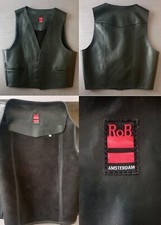 gilet cuir homme Rob Paris