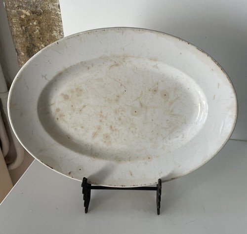 Ancien plat oval digoin - ancien,