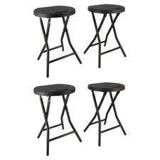Tabourets pliants x4 - Ht 46cm