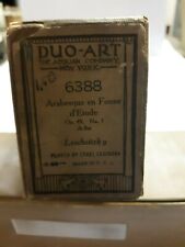 Duo-Art piano roll # 6388 Arabesque en Forme d'Etude op 45 no 1 A-flat Leschetiz