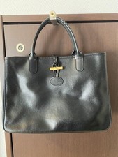 Longchamp Roseau Tote Bag Black 25a
