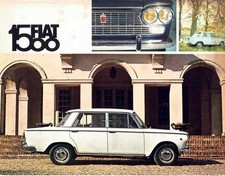 Catalogue Brochure Fiat 1500